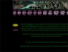 Tablet Screenshot of bearbrookbengals.com